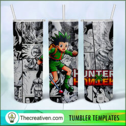 Gon Freecse Hunter x Hunter Fu Tumbler Wrap Download