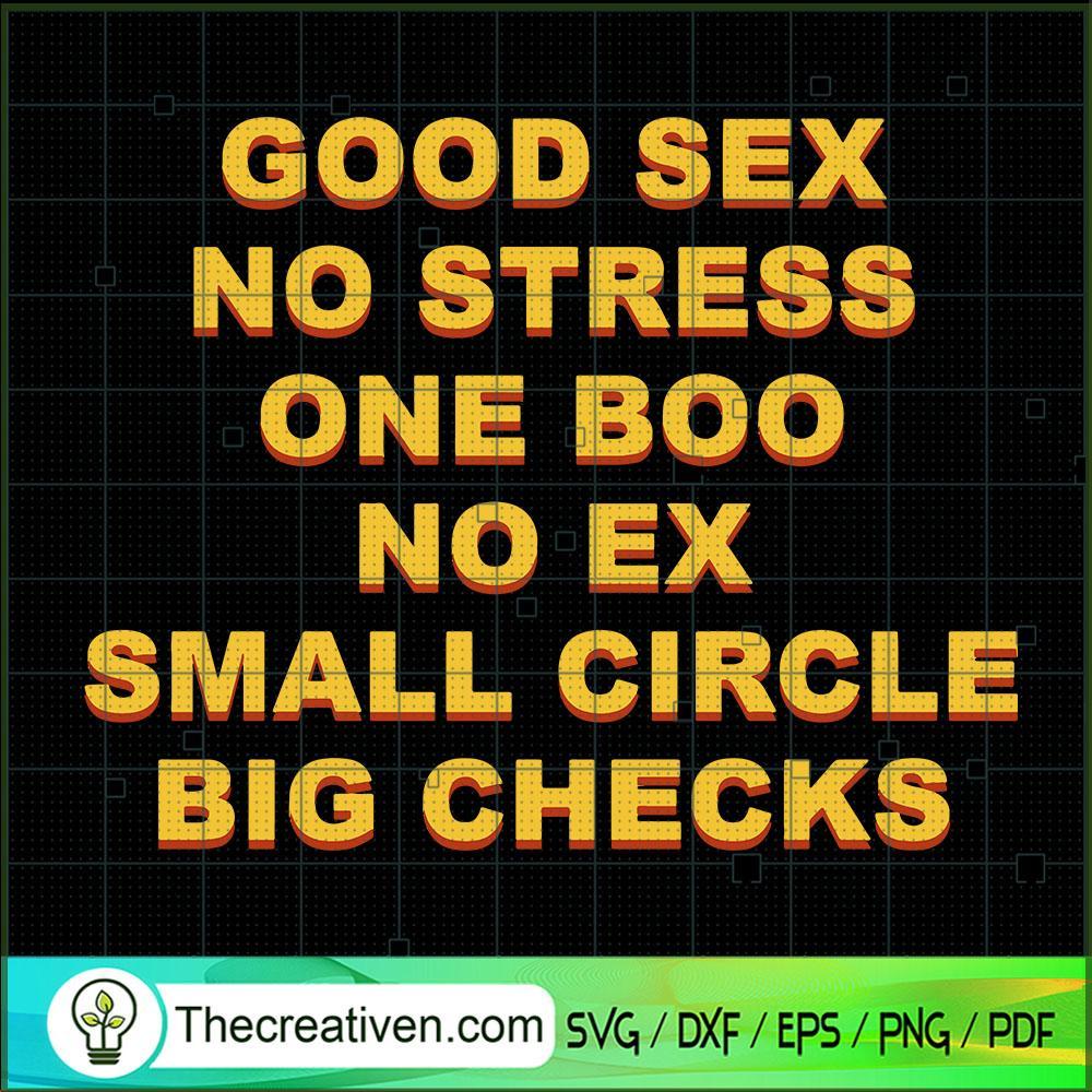 Good Sex No Stress One Boo N SVG Cut File for Cricut 1 Good Sex No Stress One Boo N SVG Cut File for Cricut