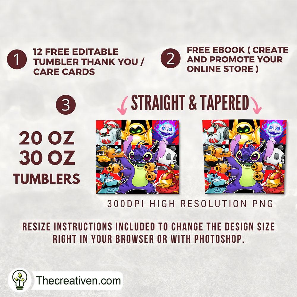 Joker Horror Full Tumbler Wrap Tumbler Wrap – Digital Download 2 Joker Horror Full Tumbler Wrap Tumbler Wrap – Digital Download - Image 2