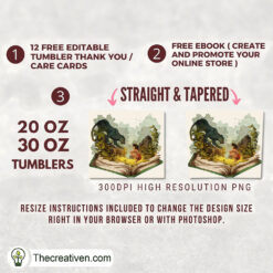 Alternative view of Tarzan Full Tumbler Wrap Tumbler Wrap – Digital Download