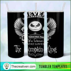 The Pumpkin King Full Tumbler Wrap Tumbler Wrap – Digital Download