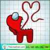 Among Us Make Heart SVG, Game SVG, Among Us SVG