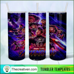 Avengers End Game Poster Full Tumbler Wrap Download