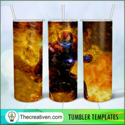 Iron Man and the infinity ston Tumbler Wrap Download