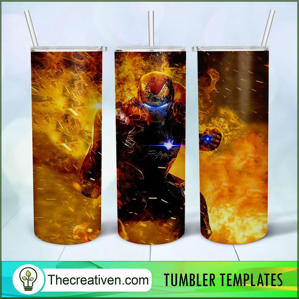 Iron Man and the infinity ston Tumbler Wrap Download 1 Iron Man and the infinity ston Tumbler Wrap Download