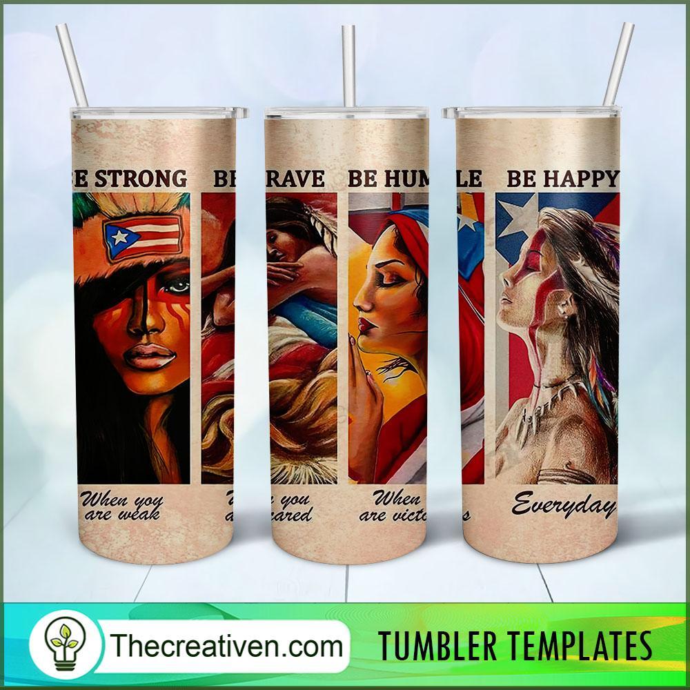 Be Strong Tumbler Wrap – Digital Download 1 Be Strong Tumbler Wrap – Digital Download