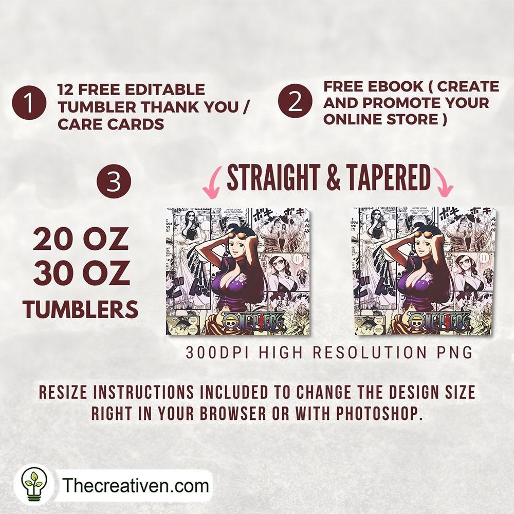 One Piece Nico Robin Full Tumbler Wrap Tumbler Wrap – Digital Download 2 One Piece Nico Robin Full Tumbler Wrap Tumbler Wrap – Digital Download - Image 2