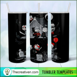 Horror Character Movie Squad F Tumbler Wrap Download