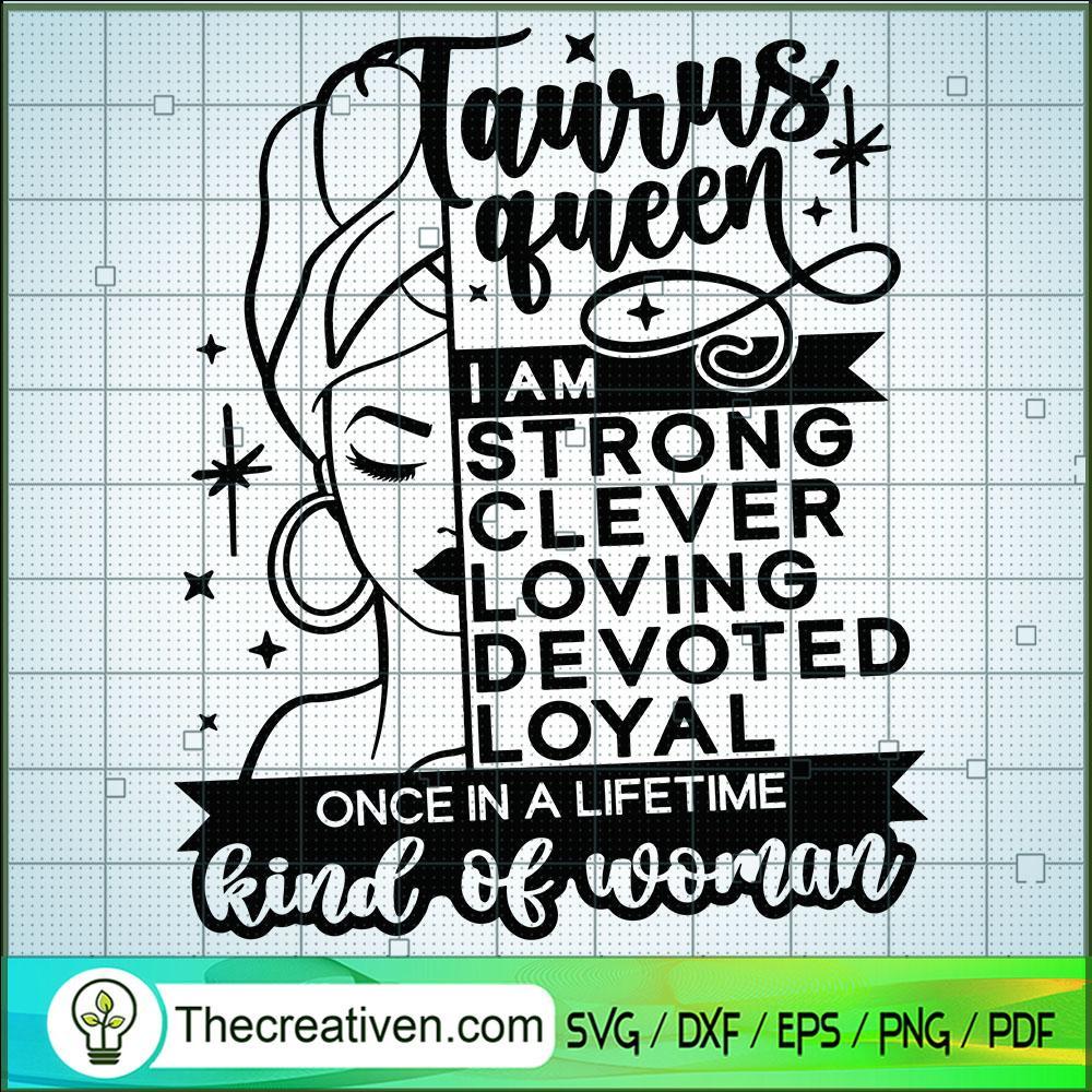 Taurus Queen SVG Cut File for Cricut & Silhouette 1 Taurus Queen SVG Cut File for Cricut & Silhouette