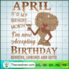 April It's My Birthday Month SVG Cut File for Cricut 3 160 copy