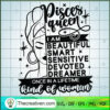 Pisces Queen SVG Cut File for Cricut & Silhouette Design 50385