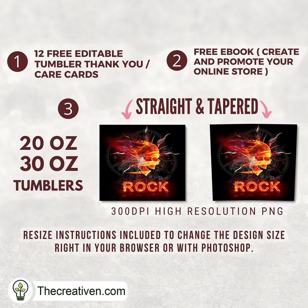Skull Angel Rock Full Tumbler Wrap Tumbler Wrap – Digital Download 2 Skull Angel Rock Full Tumbler Wrap Tumbler Wrap – Digital Download - Image 2