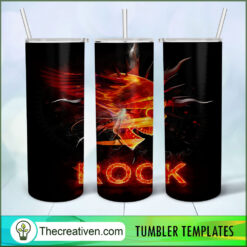Skull Angel Rock Full Tumbler Wrap Tumbler Wrap – Digital Download