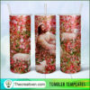 Jesus Christ on the Floral Ful Tumbler Wrap Download 4 mockup 0004