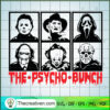 The Psycho Bunch SVG, Horror Characters SVG, Halloween Horror SVG 2 The Psycho Bunch copy
