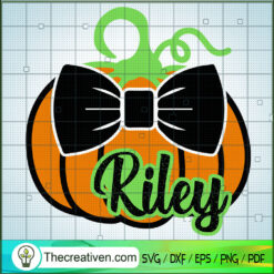 Pumpkin Riley SVG, Pumpkin Halloween SVG, Halloween SVG