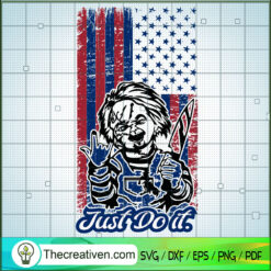 America Chucky SVG Cut File for Cricut & Silhouette