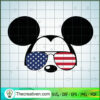 USA Mickey SVG Cut File for Cricut & Silhouette Design 50189