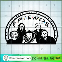 Horror Friends SVG, Horror Characters SVG, Halloween SVG