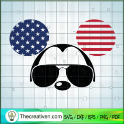 USA Mickey SVG Cut File for Cricut & Silhouette Design 50188