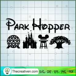 Park Hopper SVG, Disney Park SVG, Castle SVG