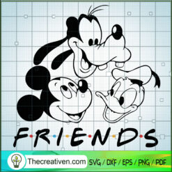 Friends Disney SVG Cut File for Cricut & Silhouette