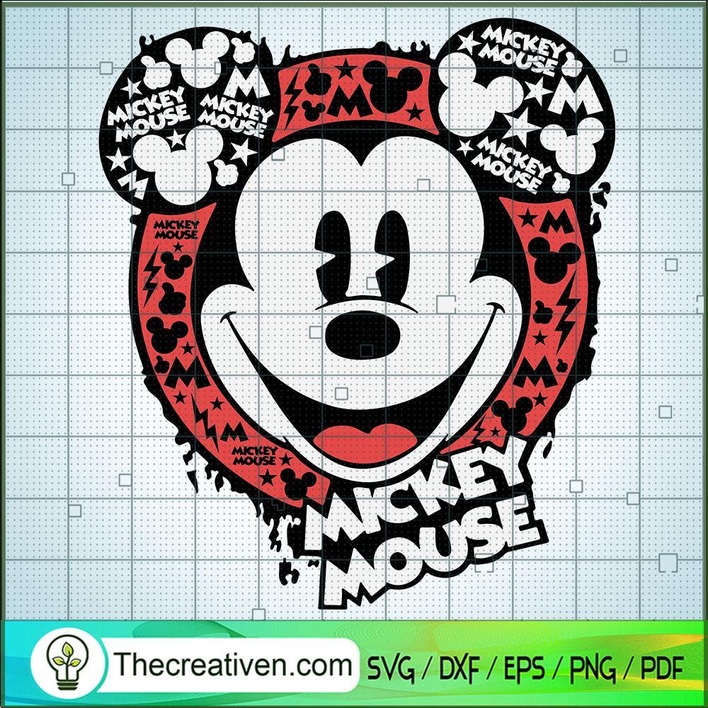 Mickey Mouse SVG, Funny Mickey Face SVG, Walt Disney SVG 1 Mickey Mouse SVG, Funny Mickey Face SVG, Walt Disney SVG