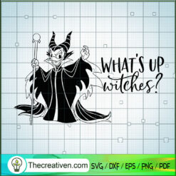 What's Up Witches SVG, Donald Duck Witch SVG, Disney Halloween SVG