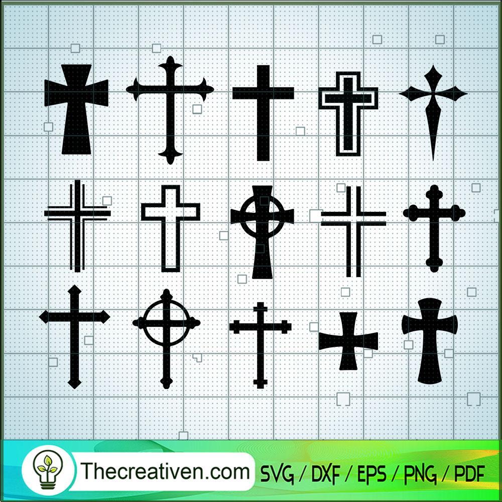 Cross Bundle SVG, God SVG, Jesus Christ SVG 1 Cross Bundle SVG, God SVG, Jesus Christ SVG
