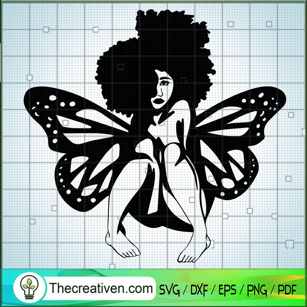 Butterfly Afro Women SVG, Black Women SVG, Black Sexy Girls SVG 1 Butterfly Afro Women SVG, Black Women SVG, Black Sexy Girls SVG