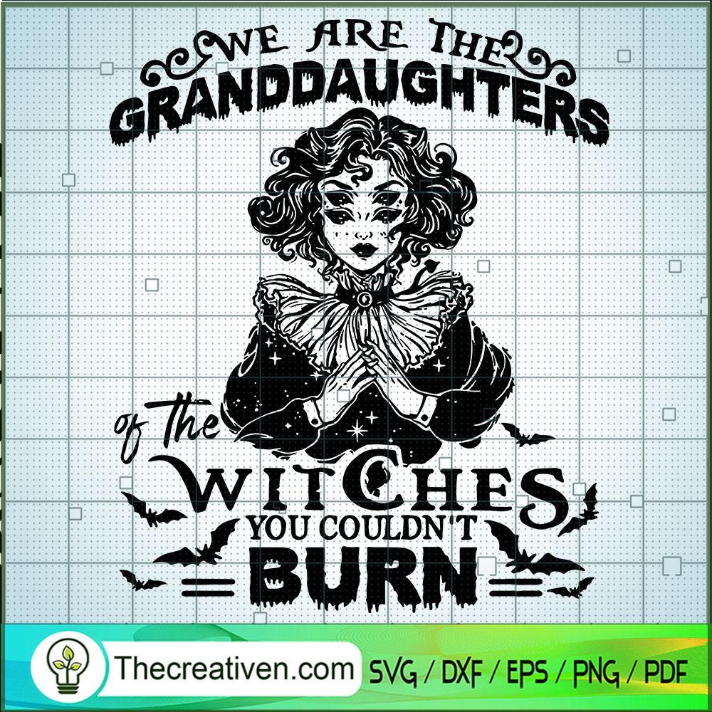Granddaughters Of The Witches You Couldn't Burn SVG, Witches SVG, Halloween SVG 1 616 copy