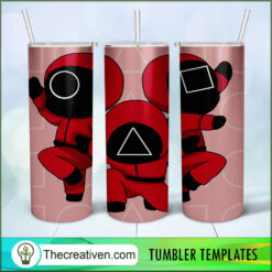 Squid Game Squad Tumbler Wrap Tumbler Wrap – Digital Download