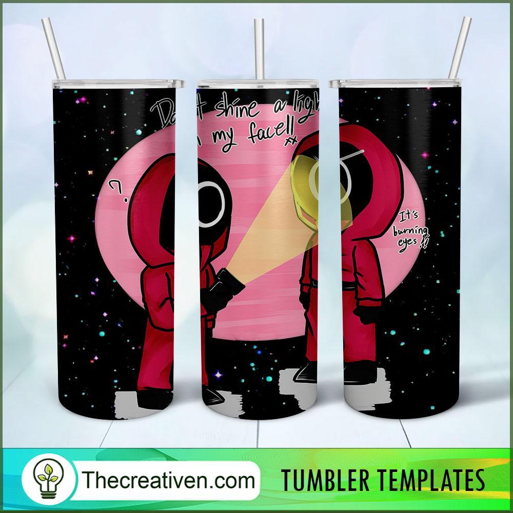 Squid Game Chibi Tumbler Wrap Tumbler Wrap – Digital Download 1 Squid Game Chibi Tumbler Wrap Tumbler Wrap – Digital Download