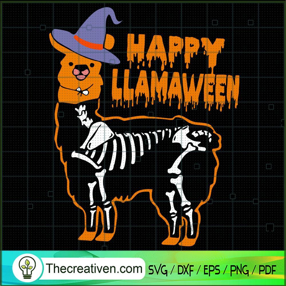 Happy Llamaween SVG, Llama SVG, Halloween SVG 1 Happy Llamaween SVG, Llama SVG, Halloween SVG