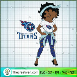 Black Girls Tennessee Titans SVG Cut File for Cricut & Silhouette