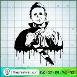 Michael Myers In Blood SVG, Horror SVG, Halloween SVG