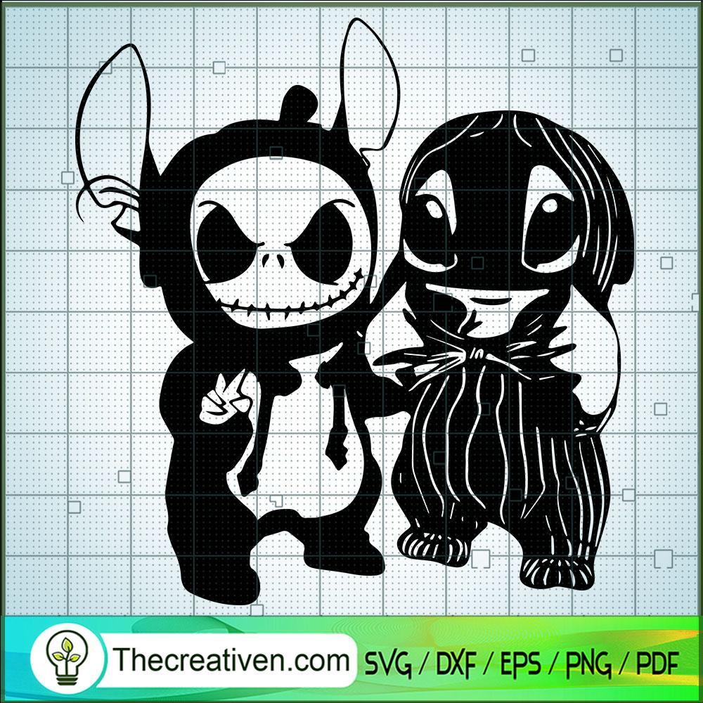 Stitch Jack Skellington SVG, Stitch SVG, Jack Skellington SVG 1 Stitch Jack Skellington SVG, Stitch SVG, Jack Skellington SVG