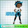 Black Girls Carolina Panthers SVG Cut File for Cricut & Silhouette 3 418 copy