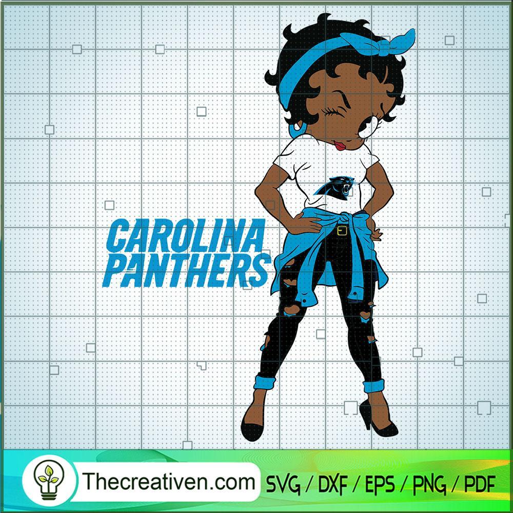 Black Girls Carolina Panthers SVG Cut File for Cricut & Silhouette 1 Black Girls Carolina Panthers SVG Cut File for Cricut & Silhouette