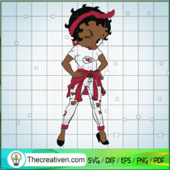 Black Girls Kansas City Chief SVG Cut File for Cricut & Silhouette