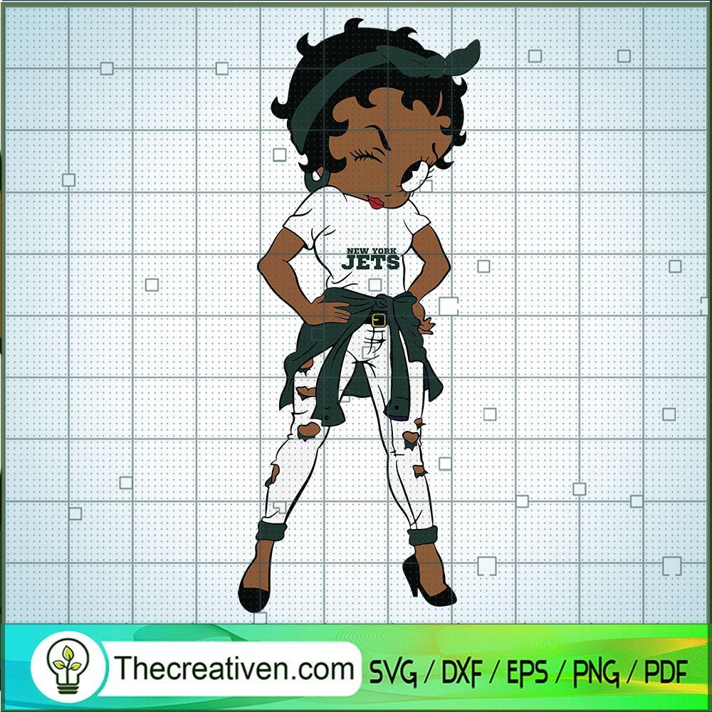 Black Girls New York Jets SVG Cut File for Cricut & Silhouette 1 Black Girls New York Jets SVG Cut File for Cricut & Silhouette