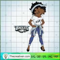 Black Girls Philadelphia Eagles SVG Cut File for Cricut & Silhouette