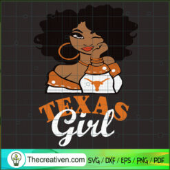 Black Girls Texas SVG Cut File for Cricut & Silhouette