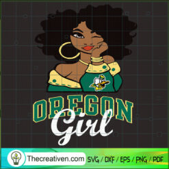 Black Girls Oregon SVG Cut File for Cricut & Silhouette