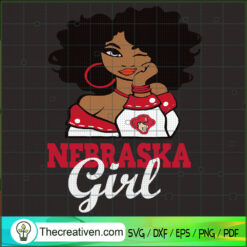 Black Girls Nebraska SVG Cut File for Cricut & Silhouette