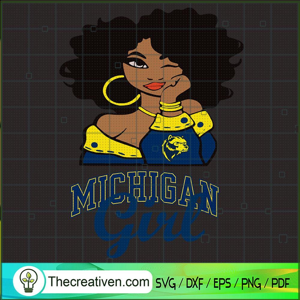 Black Girls Michigan SVG Cut File for Cricut & Silhouette 1 Black Girls Michigan SVG Cut File for Cricut & Silhouette