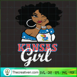 Black Girls Kansas SVG Cut File for Cricut & Silhouette