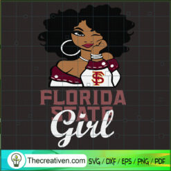 Black Girls Florida State SVG Cut File for Cricut & Silhouette