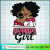 Black Girls Alabama Climson Tide SVG Cut File for Cricut & Silhouette