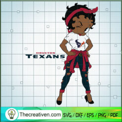 Black Girls Houston Texans SVG Cut File for Cricut & Silhouette